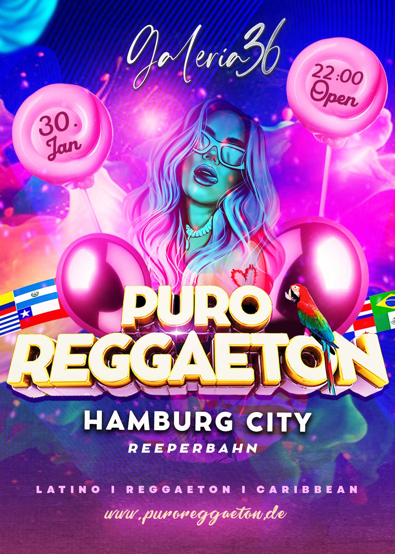 Hamburg - Puro Reggaeton @ Galeria 36