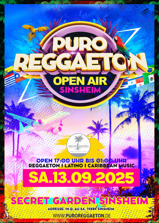 SINSHEIM - PURO REGGAETON DAY PARTY - PURO REGGAETON