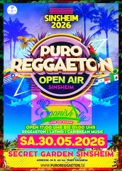 SINSHEIM 2026 - PURO REGGAETON DAY PARTY