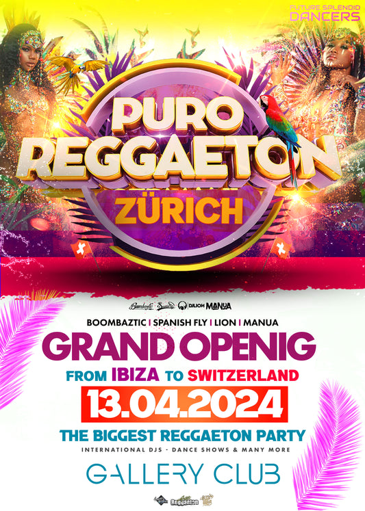 Zürich - Puro Reggaeton Opening 2024 - PURO REGGAETON